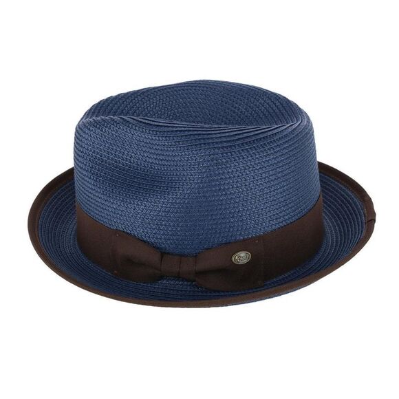 Epoch Hats Company Men's Fedora with Contrast Band and Trim - Picture 2 of 5
